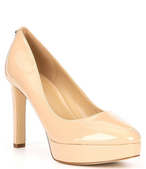 mid length heels michael kors nude|michael kors heels size 10.